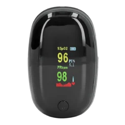 Oxímetro medidor de pulso negro