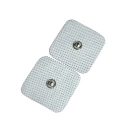 Electrodos para electroestimulador con conexión tipo botón 4 x 4.5 cm x 4.5 cm