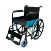 Silla de Ruedas Estándar de 18" en color Negro/Azul