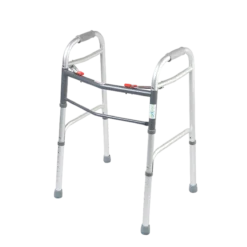 Andadera Tradicional Plegable de Acero en color Gris