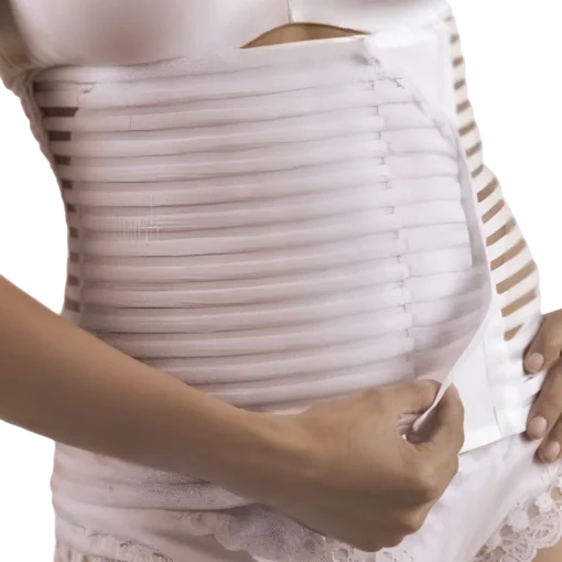 Faja Post Parto/Cirugía Transpirable con Varilla Semirrígida Flexible