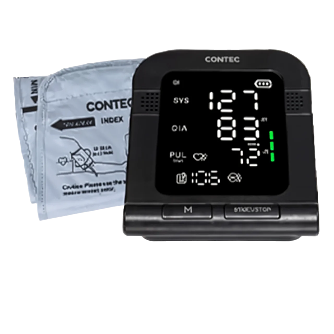 Baumanómetro Contec Negro Digital de Brazo/Escritorio 22-32 cm