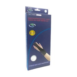 La Muñequera Férula para Pulgar con Varilla de Aluminio Negra está diseñada para ofrecer un soporte robusto y adaptado a las necesidades específicas del pulgar y la muñeca.