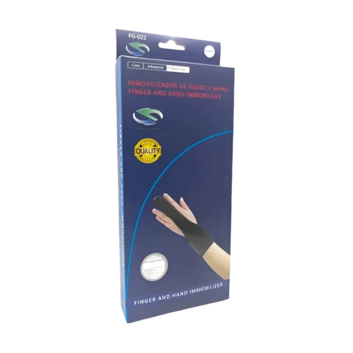 La Muñequera Férula para Pulgar con Varilla de Aluminio Negra está diseñada para ofrecer un soporte robusto y adaptado a las necesidades específicas del pulgar y la muñeca.