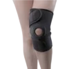 Rodillera Abierta Negra con Anillo de Soporte para Rótula
