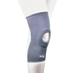 Rodillera Elástica con Anillo Rotuliano Gris