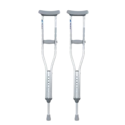 Muletas de Aluminio - Peso Máximo 158 kg