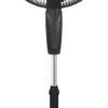 Ventilador Negro con Pedestal y 2 Velocidades de 16"