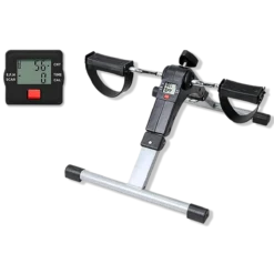 Pedalera Plegable con Podómetro Azul