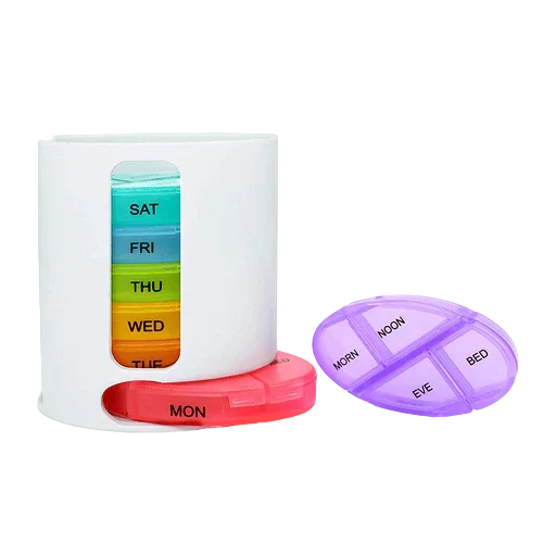 Pastillero Apilable Semanal Único