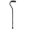 Bastón Cuello Ganso de Aluminio en Color Negro