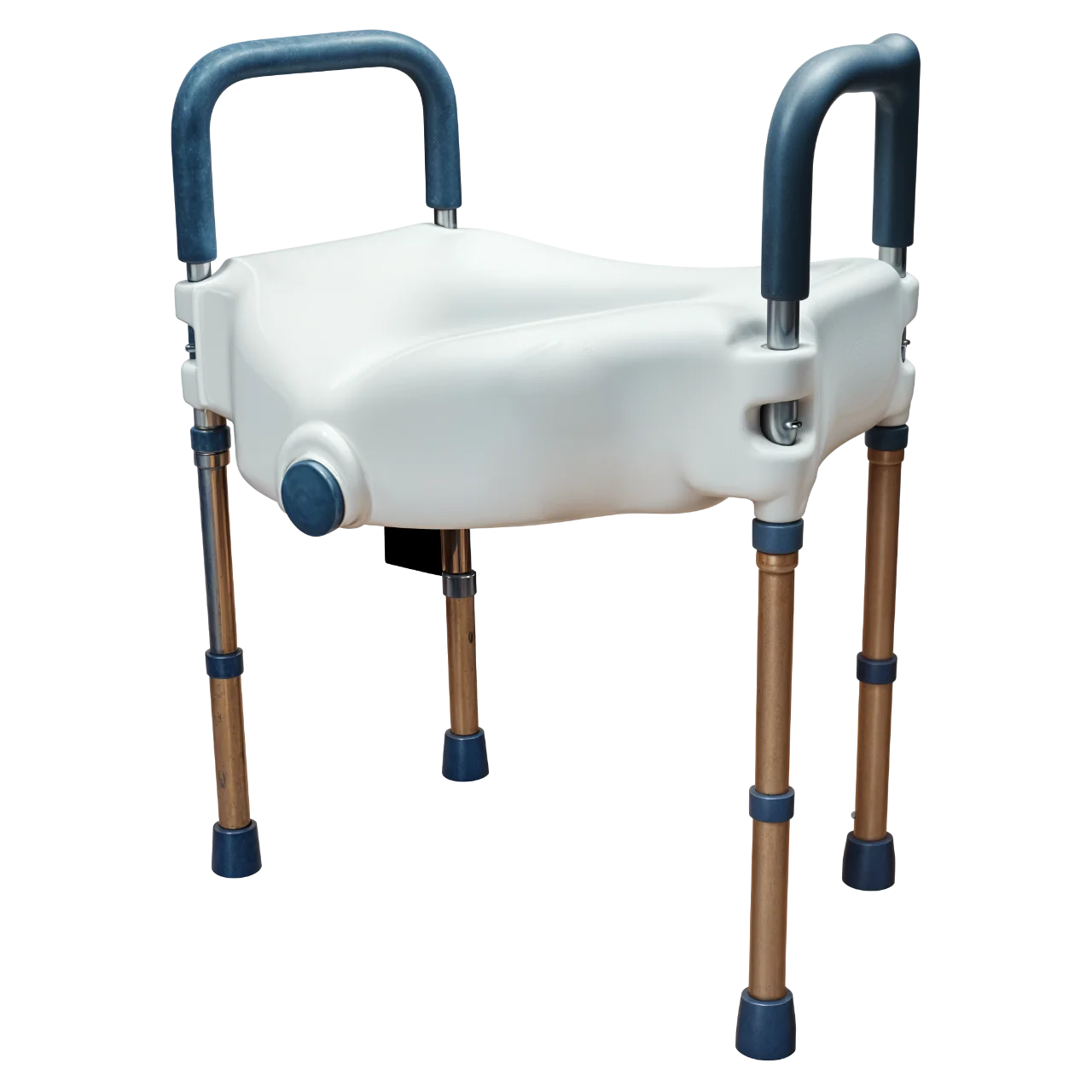 Aumento Baño con 4 Soportes Ajustables y Descansabrazos