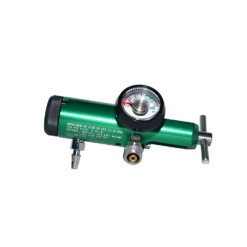 Regulador de Oxígeno Gris para Tanque Chico con Sistema de Vástago