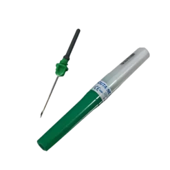 Aguja Vacutainer Verde 21G x 1 1/2" para Extracción Múltiple c/100Pz