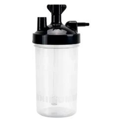 Vaso Humidificador Borboteador Desechable Negro 350 ML - Inhalo Tech