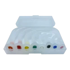 Set de 8 Cánulas Guedel Rígidas No.00 (40 mm) a No.6 (110 mm) en Estuche de Plástico Rígido